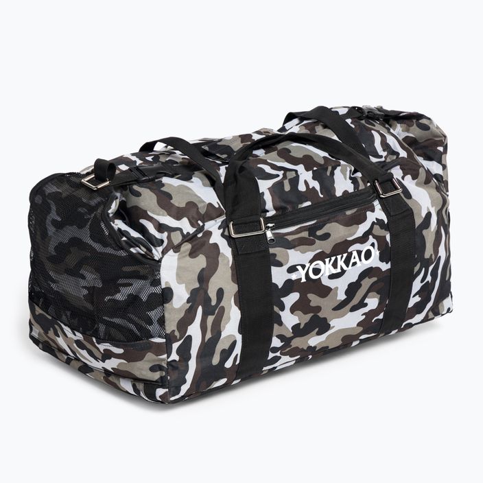 YOKKAO konvertuojamas kamufliažinis sporto krepšys Grey/Black BAG-2-G 2