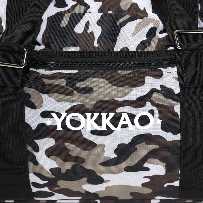 YOKKAO konvertuojamas kamufliažinis sporto krepšys Grey/Black BAG-2-G 4