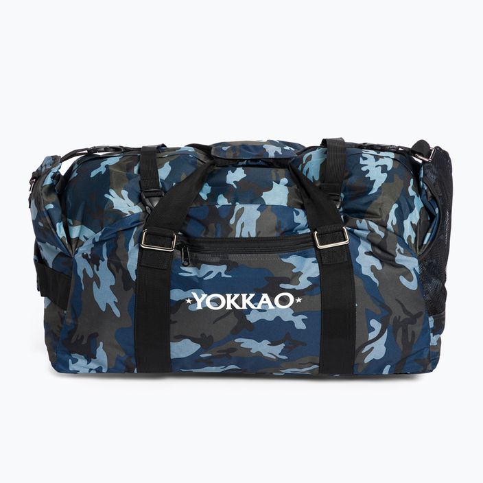 YOKKAO konvertuojamas Camo sporto krepšys mėlyna/juoda BAG-2-B