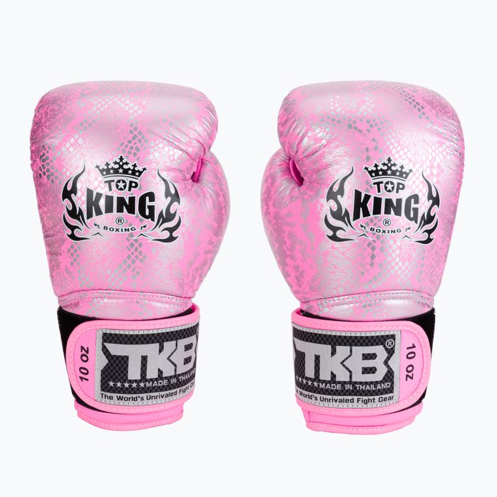 Top King Muay Thai Super Star Air rožinės bokso pirštinės TKBGSS