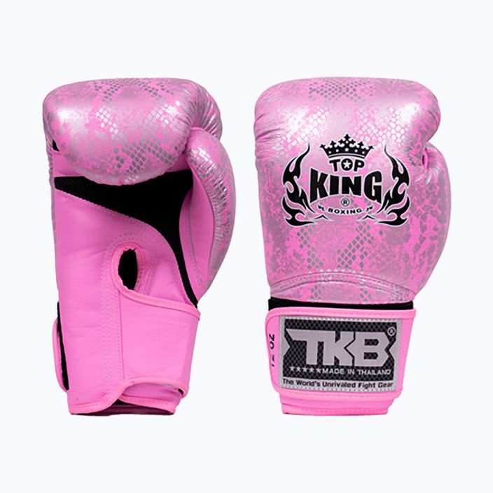 Top King Muay Thai Super Star Air rožinės bokso pirštinės TKBGSS 7
