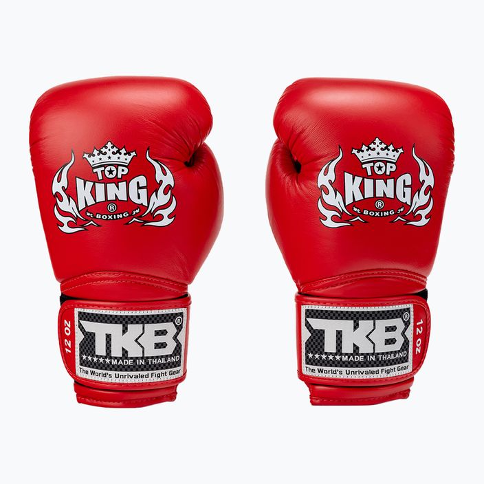 Top King Muay Thai Super Air bokso pirštinės raudonos TKBGSA-RD