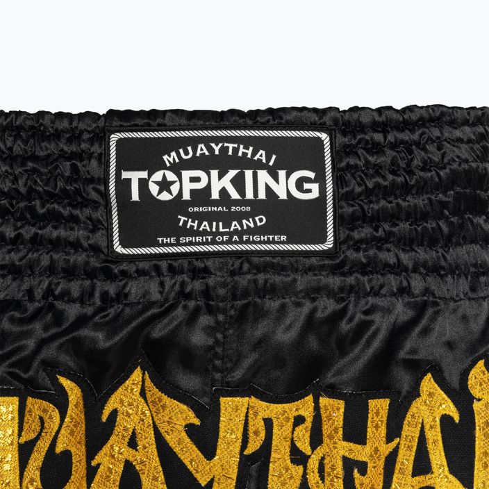 Žygio šortai Top King Kickboxing black/gold 3