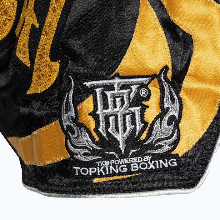 Žygio šortai Top King Kickboxing black/gold 4