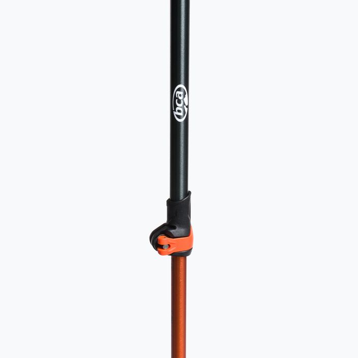 BCA Scepter Alu slidinėjimo lazdos juoda/oranžinė 2
