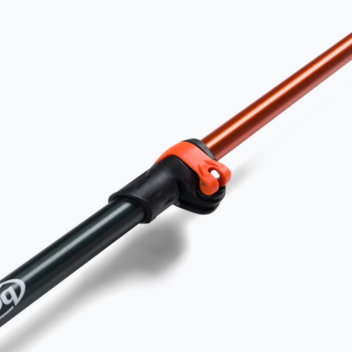 BCA Scepter Alu slidinėjimo lazdos juoda/oranžinė 4