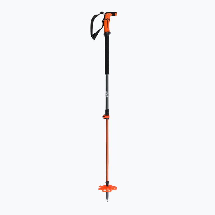 BCA Scepter Alu slidinėjimo lazdos juoda/oranžinė 6