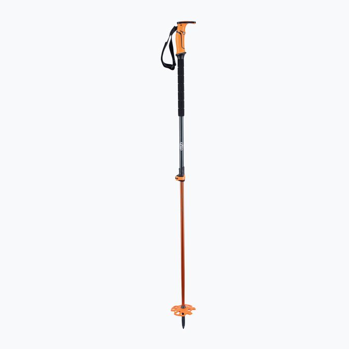 BCA Scepter Alu slidinėjimo lazdos juoda/oranžinė 8