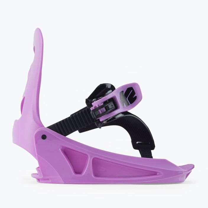 K2 Lil Kat vaikiški snieglenčių surišimo įtaisai violetinės spalvos 11F1017/12 2