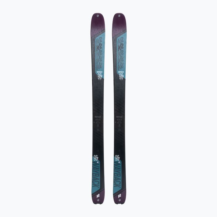 Moteriškos slidinėjimo slidės K2 Wayback 96 W blue-purple 10G0600.101.1