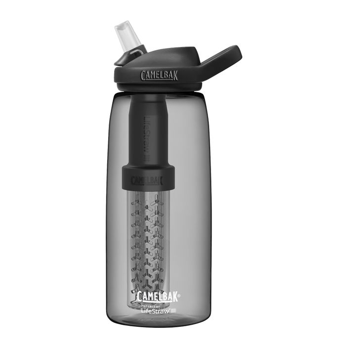 CamelBak Eddy+ kelioninis butelis su LifeStraw filtru 1000 ml medžio anglies