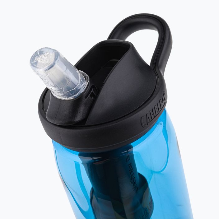 CamelBak Eddy+ kelioninis buteliukas su LifeStraw filtru 1000 ml, mėlynas 4