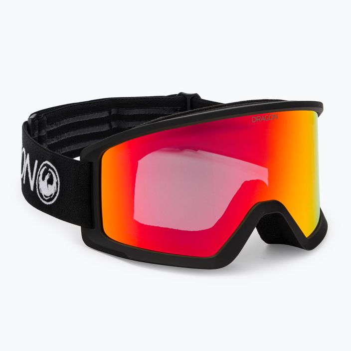 DRAGON DX3 OTG black/lumalens red ion slidinėjimo akiniai