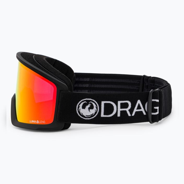 DRAGON DX3 OTG black/lumalens red ion slidinėjimo akiniai 4