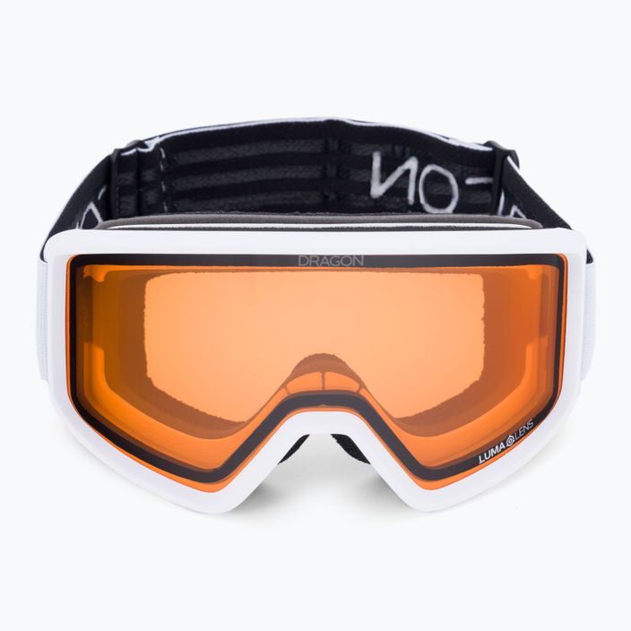 DRAGON DXT OTG balti/luminescenciniai gintariniai slidinėjimo akiniai 47022-101 2