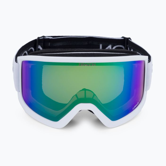 DRAGON DX3 OTG slidinėjimo akiniai balti/šviesiai žali ion 2