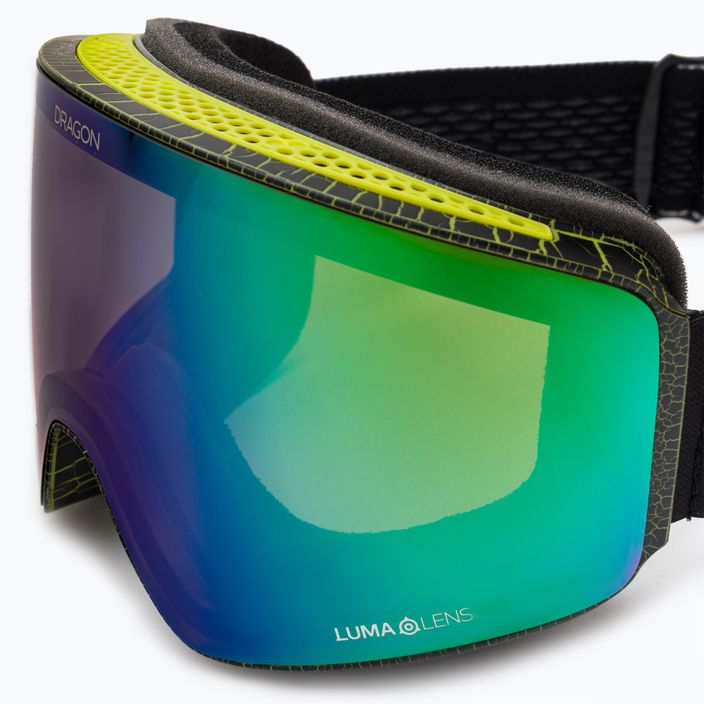 DRAGON PXV slidinėjimo akiniai lichen/lumalens green ion/lumalens amber 38280/6534342 6