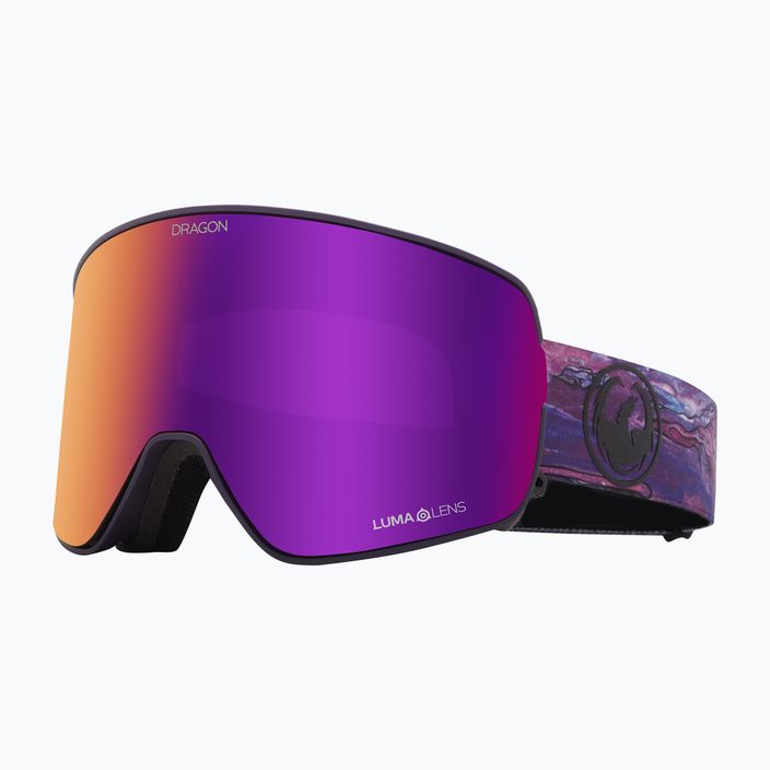 DRAGON NFX2 chris benchetler/lumalens purple ion/lumalens amber slidinėjimo akiniai 40458/6030505