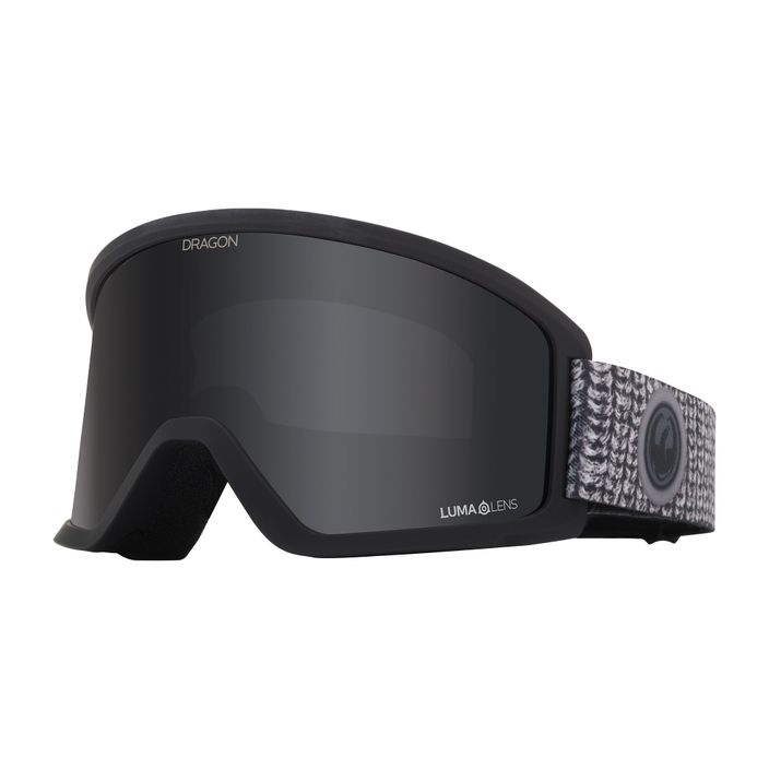 DRAGON DX3 OTG slidinėjimo akiniai megztinis oras / liuminescencinis stiklas tamsus dūmas 6