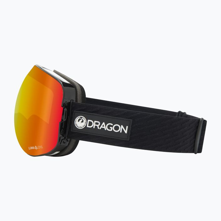 DRAGON X2 icon red/lumalens red ion/rose slidinėjimo akiniai 9