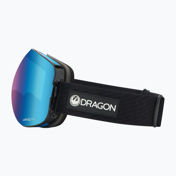 DRAGON X2 icon blue/lumalens blue ion/amber slidinėjimo akiniai 9