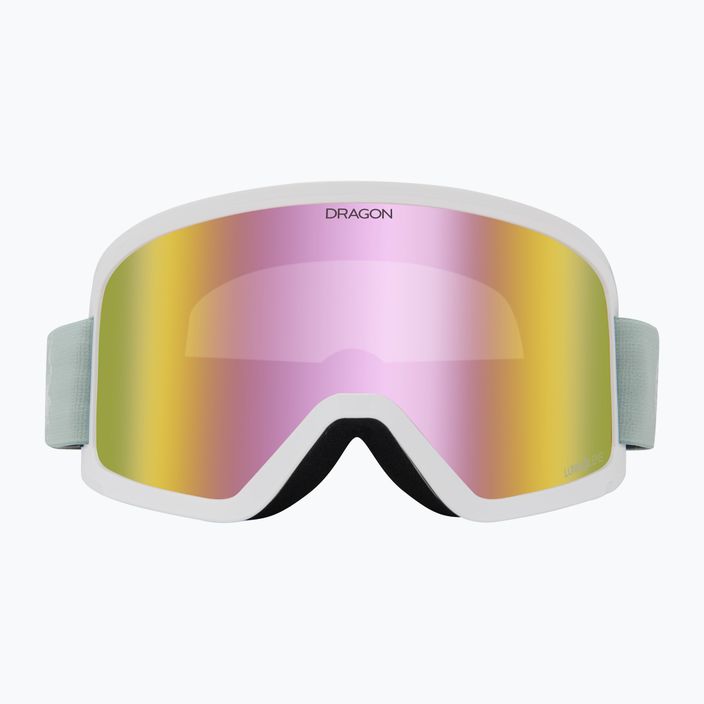 DRAGON DX3 OTG mineraliniai/lumalens rožiniai joniniai slidinėjimo akiniai 6