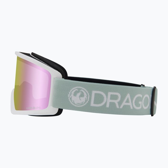 DRAGON DX3 OTG mineraliniai/lumalens rožiniai joniniai slidinėjimo akiniai 8