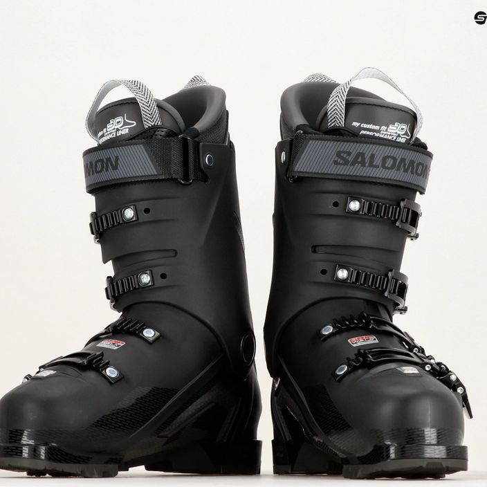 Vyriški slidinėjimo batai Salomon S Pro MV 100 black/titanium met./belle 13
