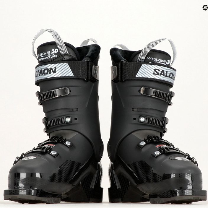 Moteriški slidinėjimo batai Salomon S Pro HV 90 W black/silver met./beluga 13