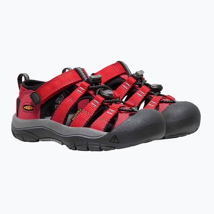 Vaikiški žygio sandalai KEEN Newport H2 ribbon red/gargoyle 10
