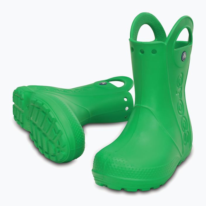 Vaikiški lietaus batai Crocs Handle It Rain Boot Kids grass green 6