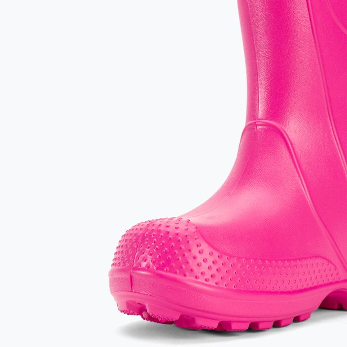 Vaikiški lietaus batai Crocs Handle Rain Boot Kids candy pink 8