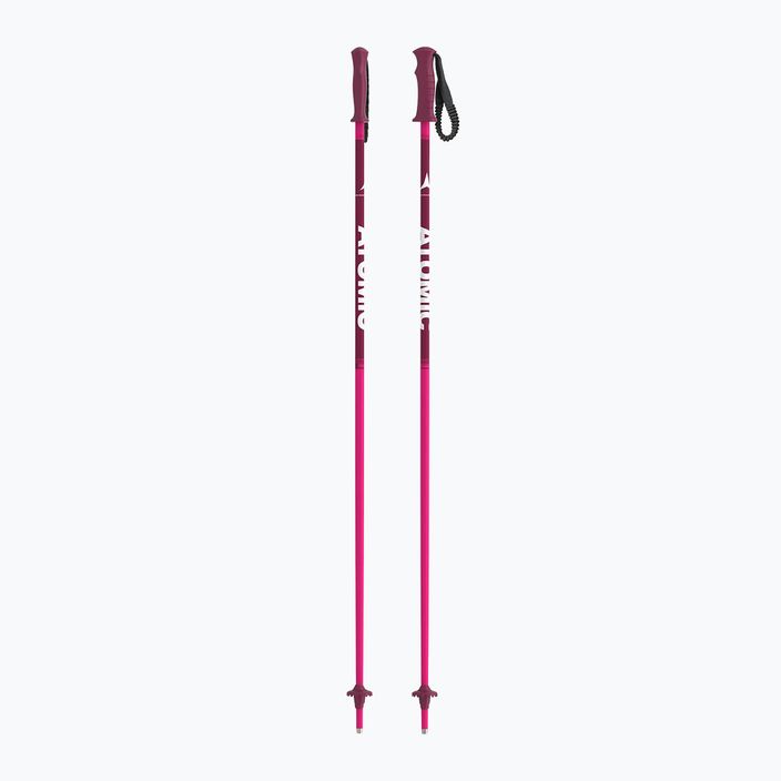 Atomic AMT JR rožinės spalvos vaikiškos slidinėjimo lazdos 8