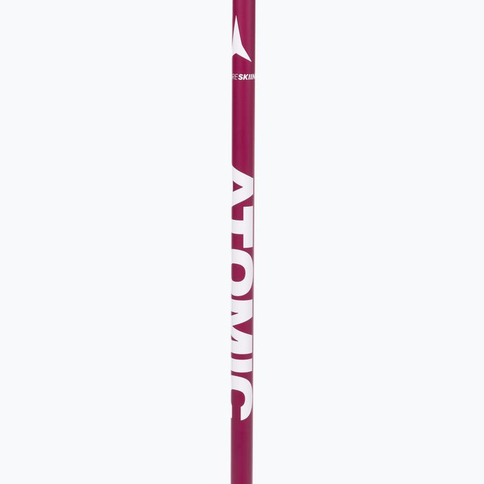 Atomic AMT JR rožinės spalvos vaikiškos slidinėjimo lazdos 5