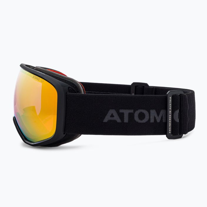 Atomic Count S Stereo slidinėjimo akiniai juoda/geltona stereo 4