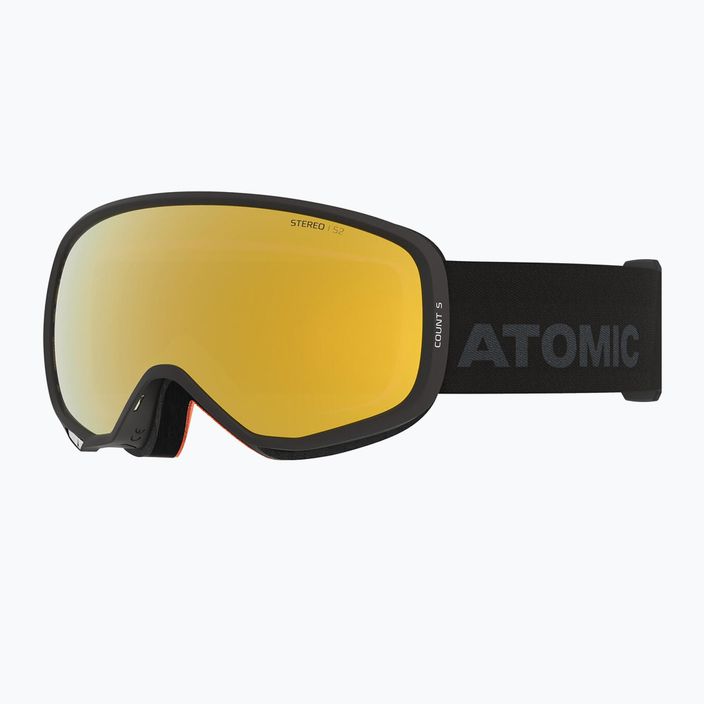 Atomic Count S Stereo slidinėjimo akiniai juoda/geltona stereo 6