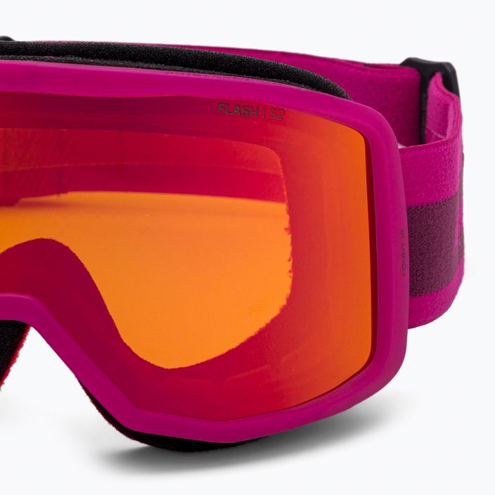 Atomic Count JR vaikiški slidinėjimo akiniai Cilindriniai uogų/rožinės/ mėlynos spalvos su blyksniu 5