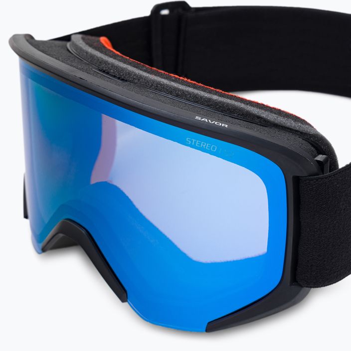 Atomic Savor Stereo juodi/mėlyni stereo slidinėjimo akiniai 5