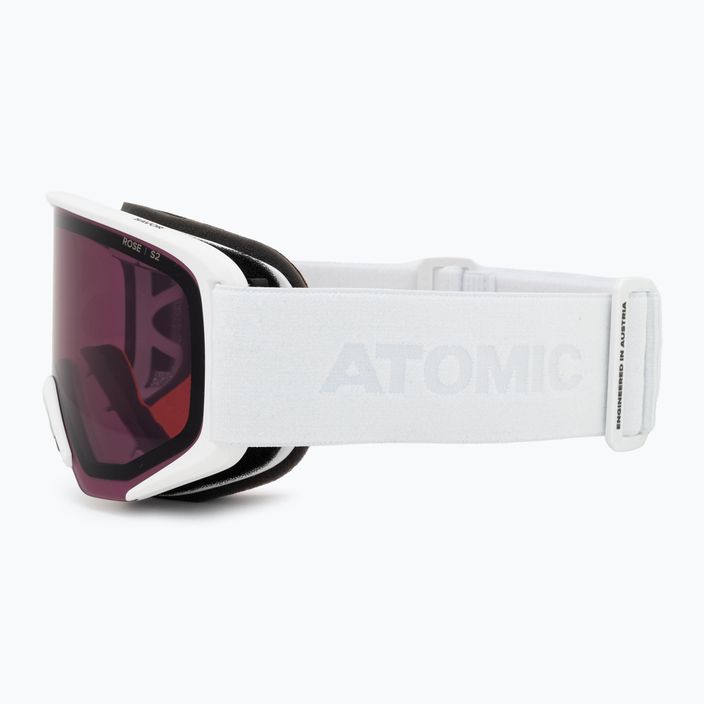 "Atomic Savor" balti/rožiniai slidinėjimo akiniai 4