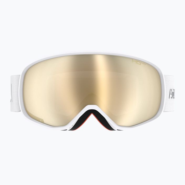 "Atomic Revent HD Photo" balti/gintarinio aukso slidinėjimo akiniai 6
