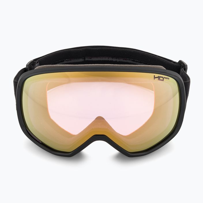 "Atomic Revent HD Photo" juodi/gintarinio aukso slidinėjimo akiniai 2