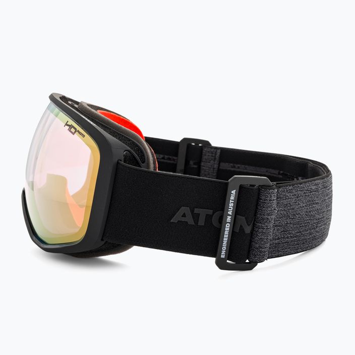 "Atomic Revent HD Photo" juodi/gintarinio aukso slidinėjimo akiniai 4