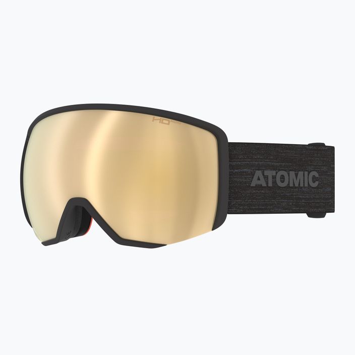 "Atomic Revent L HD Photo" juodi/gintarinio aukso slidinėjimo akiniai 5