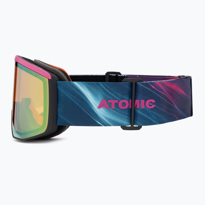 Slidinėjimo akiniai Atomic Four Pro HD Photo green/purple/cosmos/green gold 5