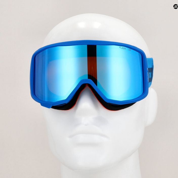 Atomic Count JR vaikiški slidinėjimo akiniai Cilindriniai mėlyni/mėlyni 8