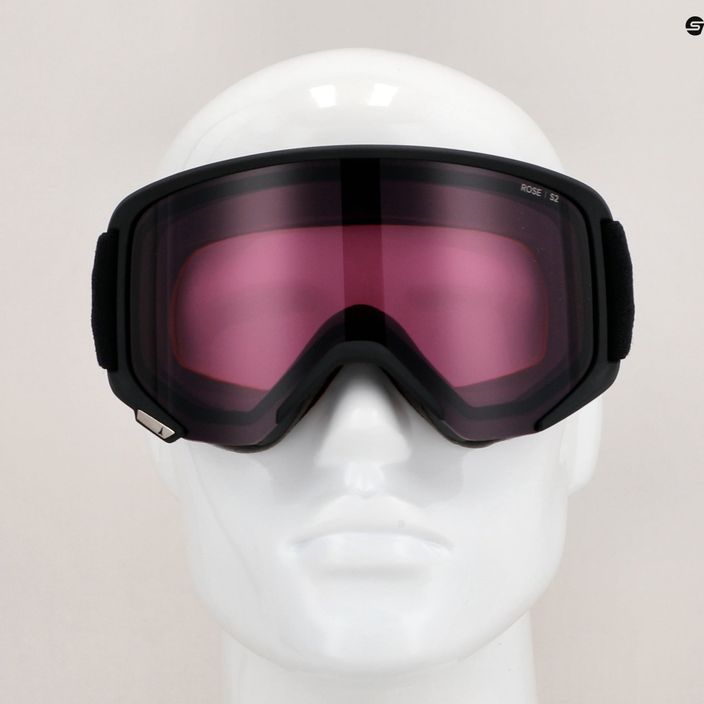 "Atomic Savor" juodi/rožiniai slidinėjimo akiniai 9