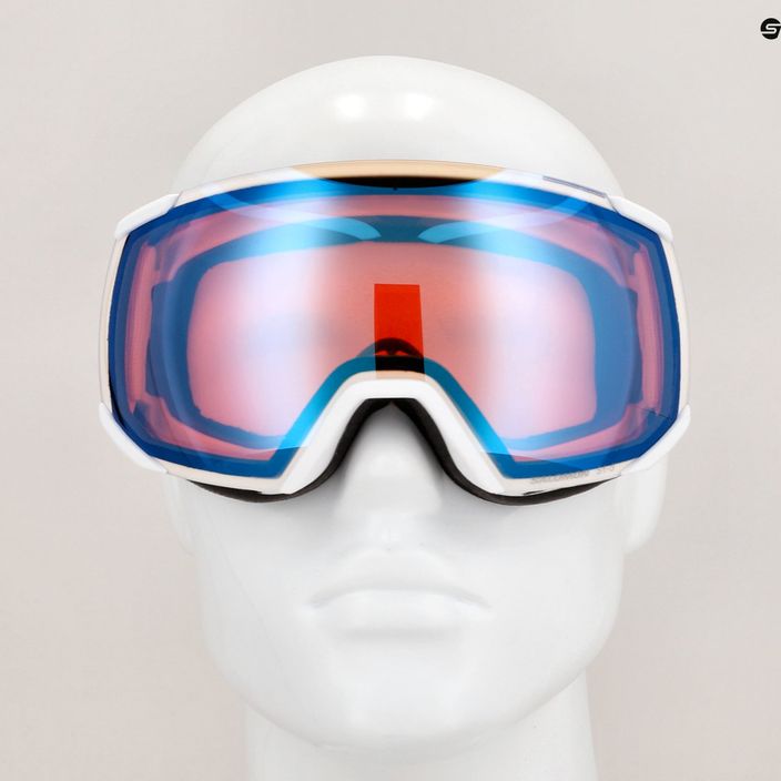 Salomon Radium Photo slidinėjimo akiniai balti/mėlyni 10