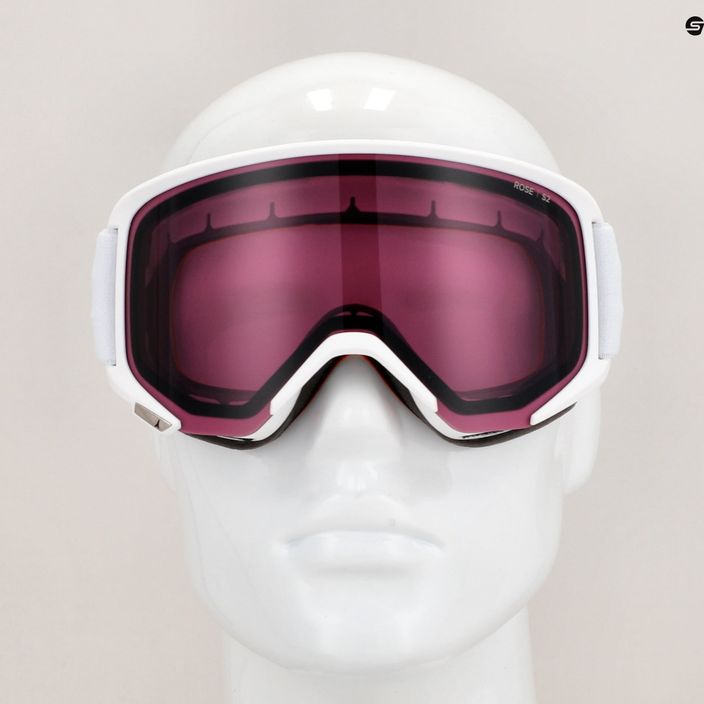 "Atomic Savor" balti/rožiniai slidinėjimo akiniai 9