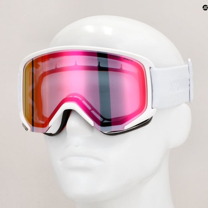 "Atomic Savor Photo" balti/raudoni slidinėjimo akiniai 9
