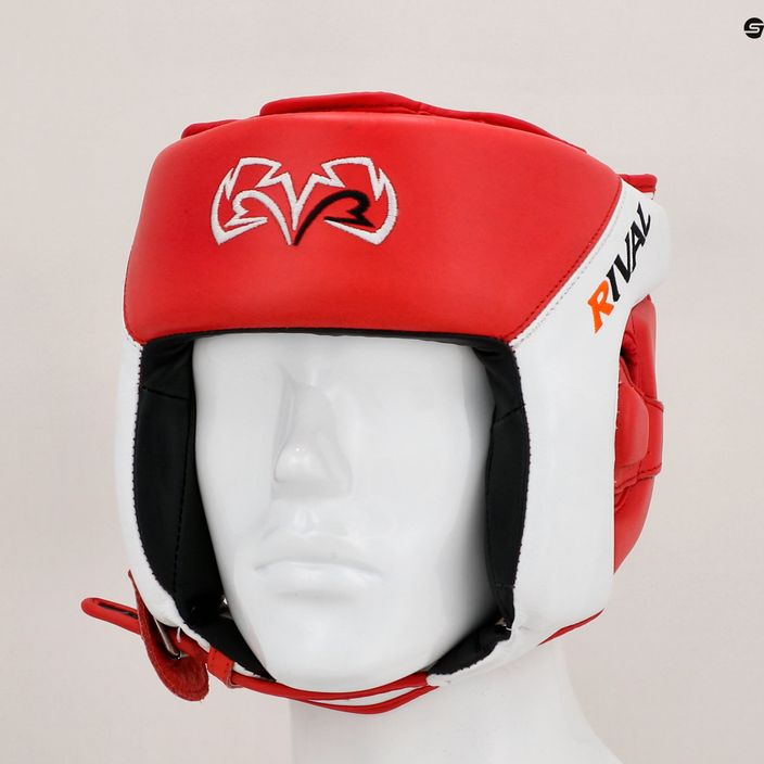 Bokso šalmas Rival Amateur Competition Headgear red/white 12
